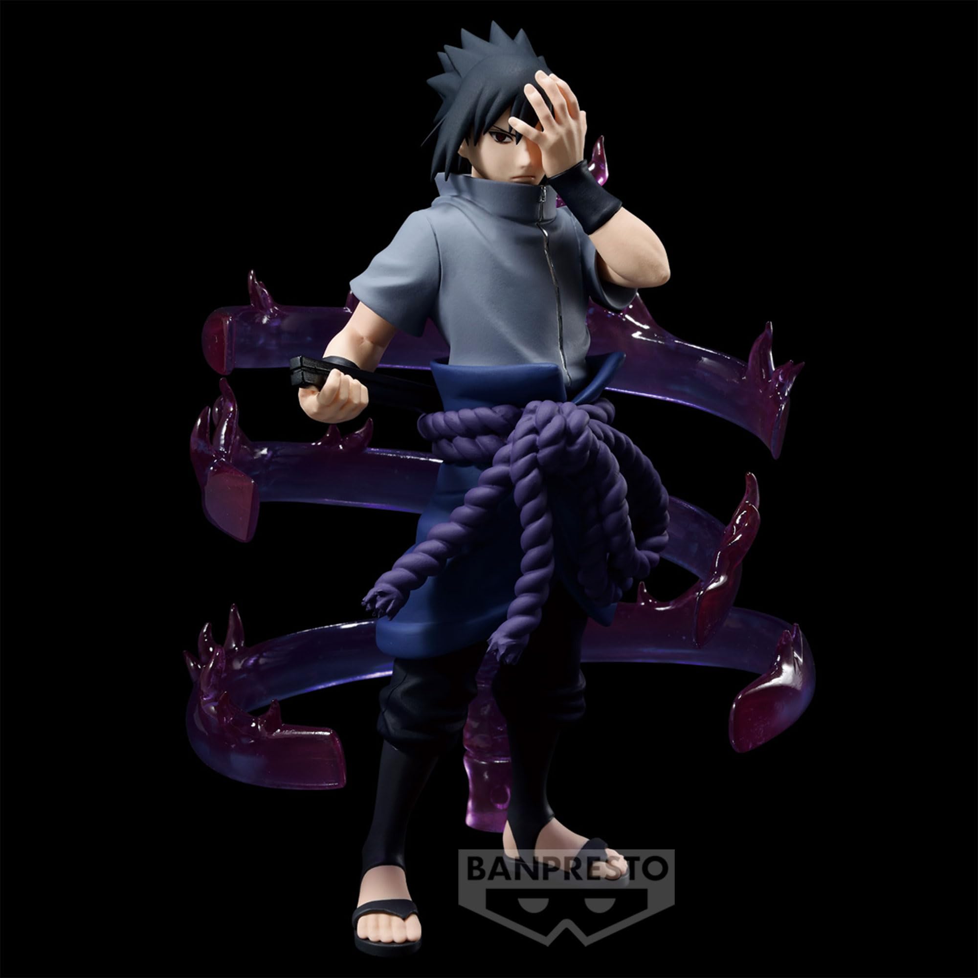 Foto 7 pulgar | Figura Banpresto Naruto Shippuden Uchiha Sasuke Ii - Venta Internacional.