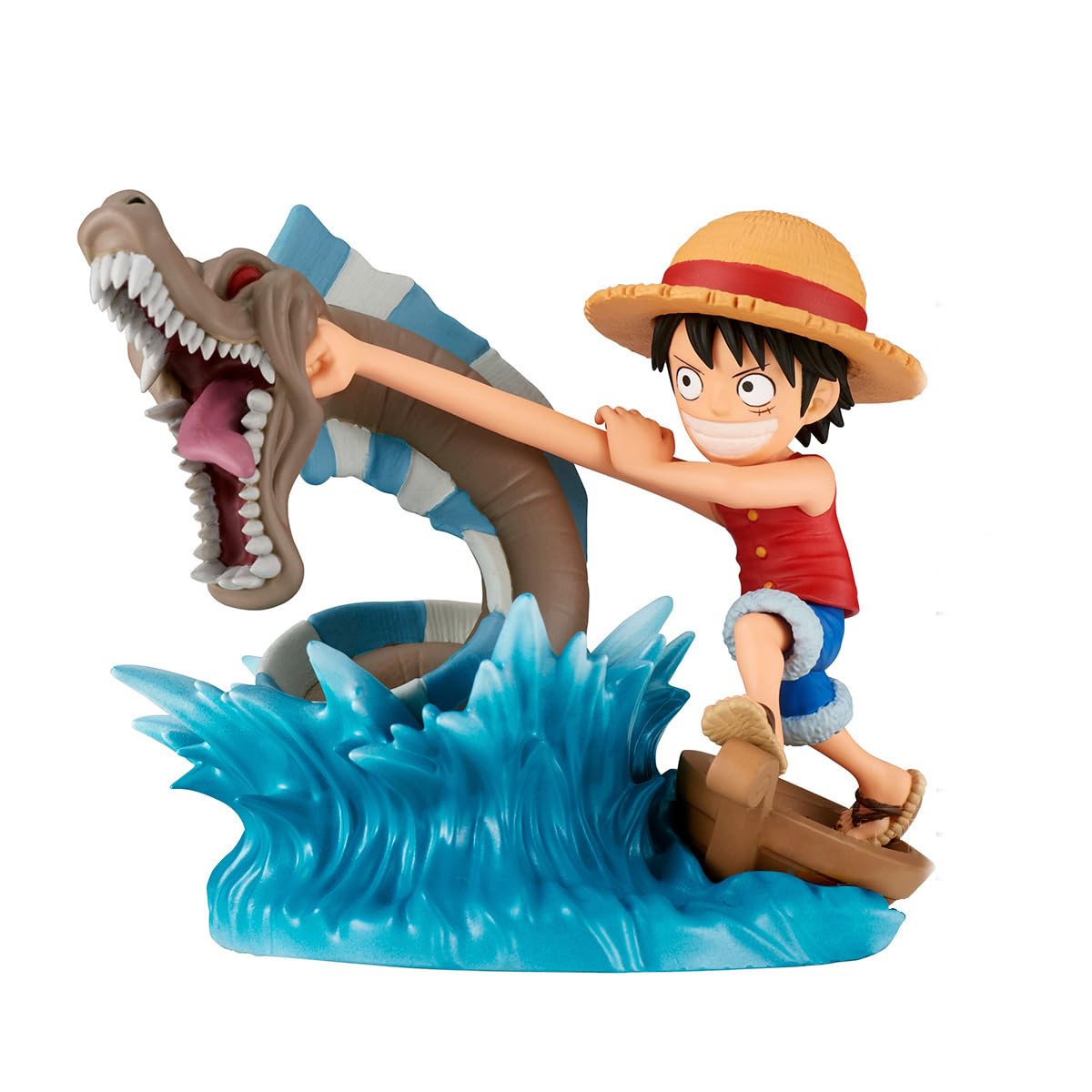 Foto 2 pulgar | Figura Banpresto One Piece Log Stories Monkey D. Luffy Contra Sea Monster - Venta Internacional.