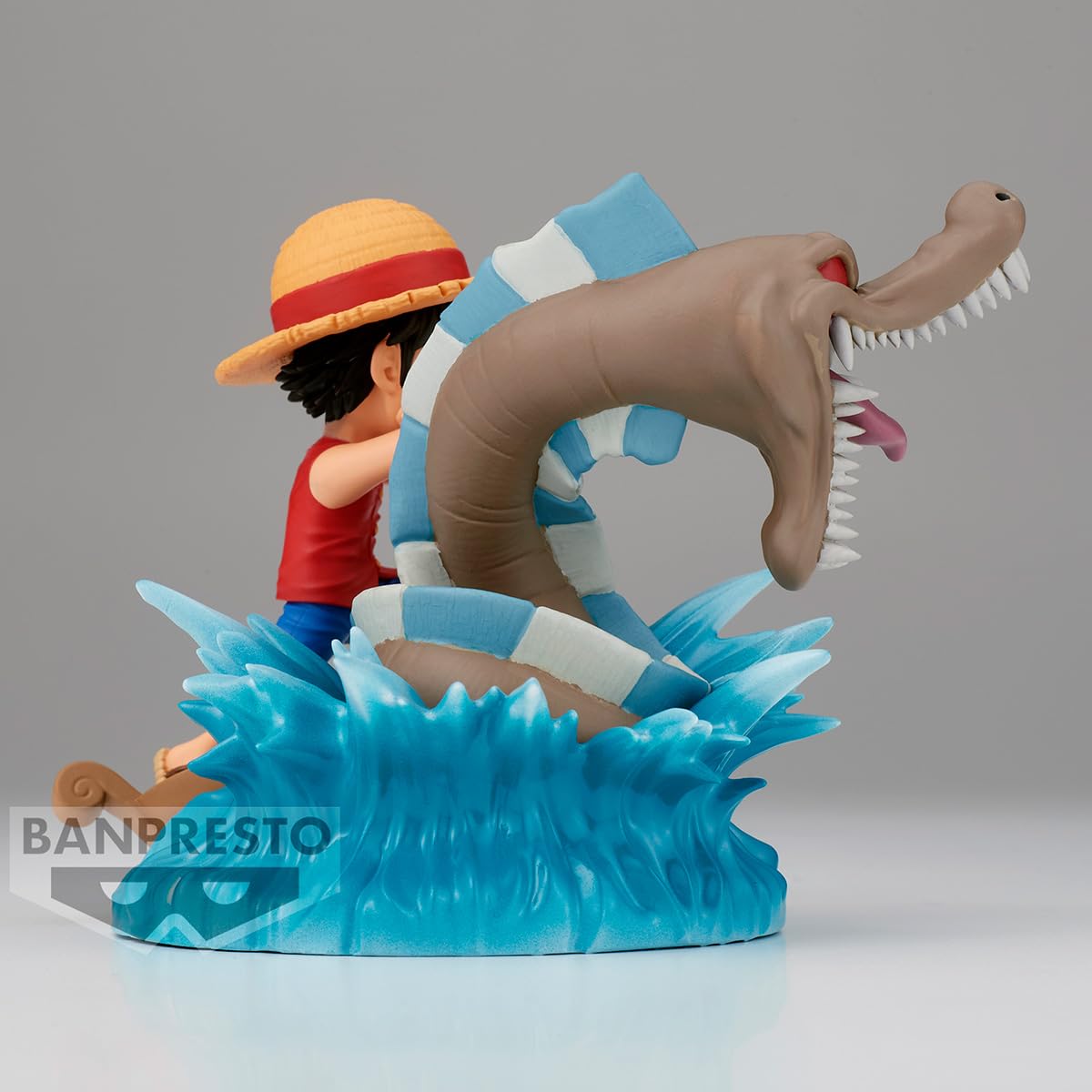 Foto 4 pulgar | Figura Banpresto One Piece Log Stories Monkey D. Luffy Contra Sea Monster - Venta Internacional.