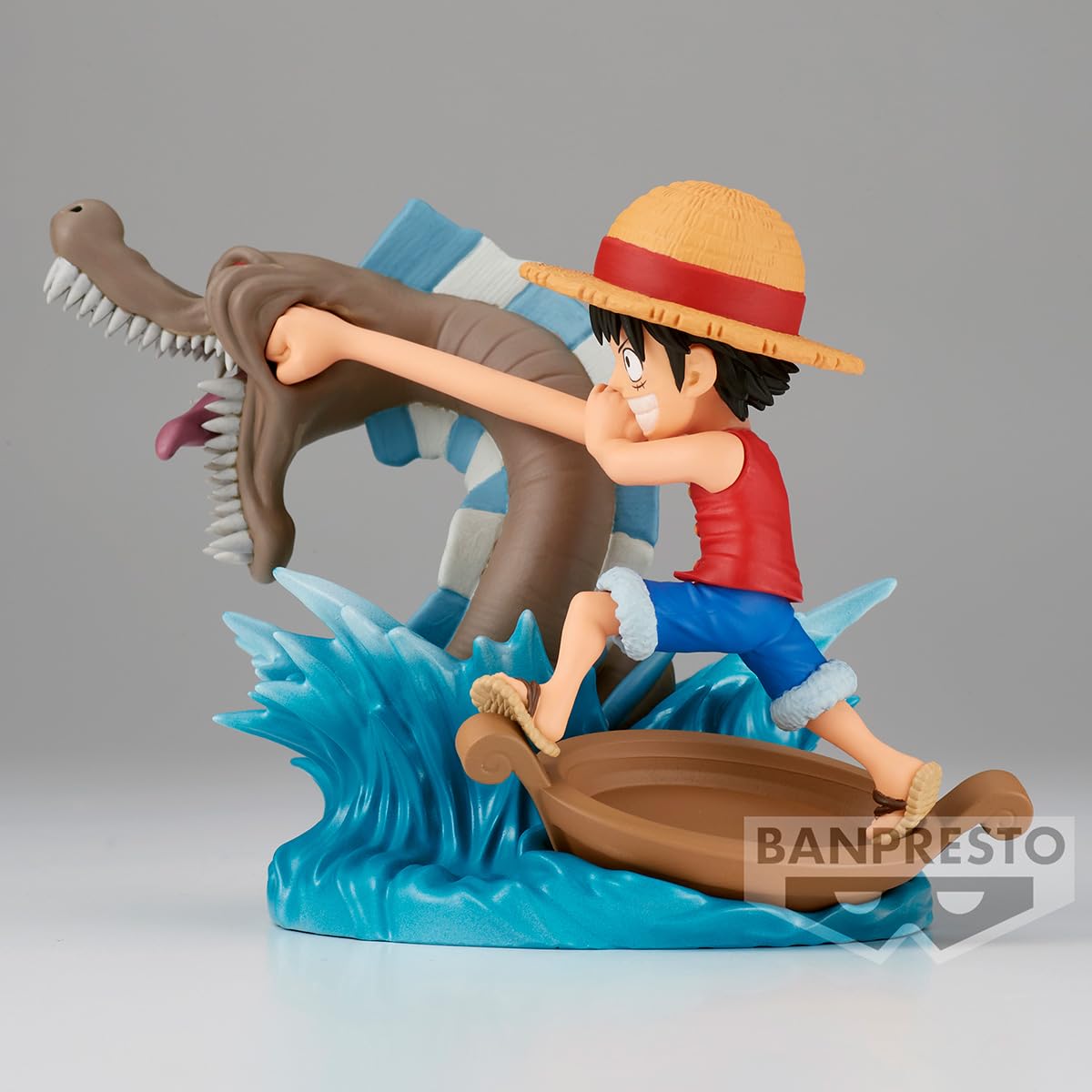 Foto 5 pulgar | Figura Banpresto One Piece Log Stories Monkey D. Luffy Contra Sea Monster - Venta Internacional.