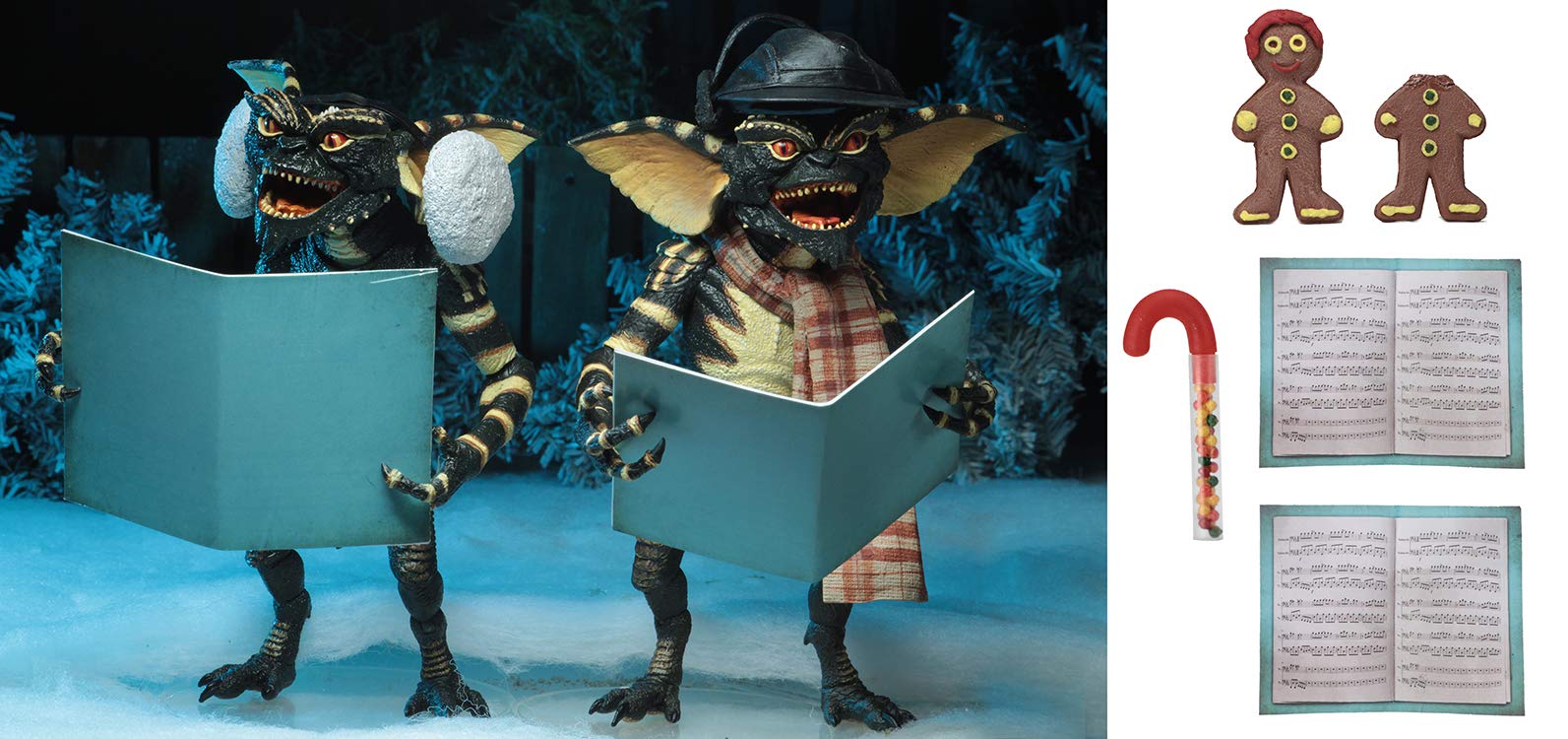 Foto 6 pulgar | Figuras De Acción Neca Gremlins Christmas Carol Winter Set 2 - Venta Internacional.