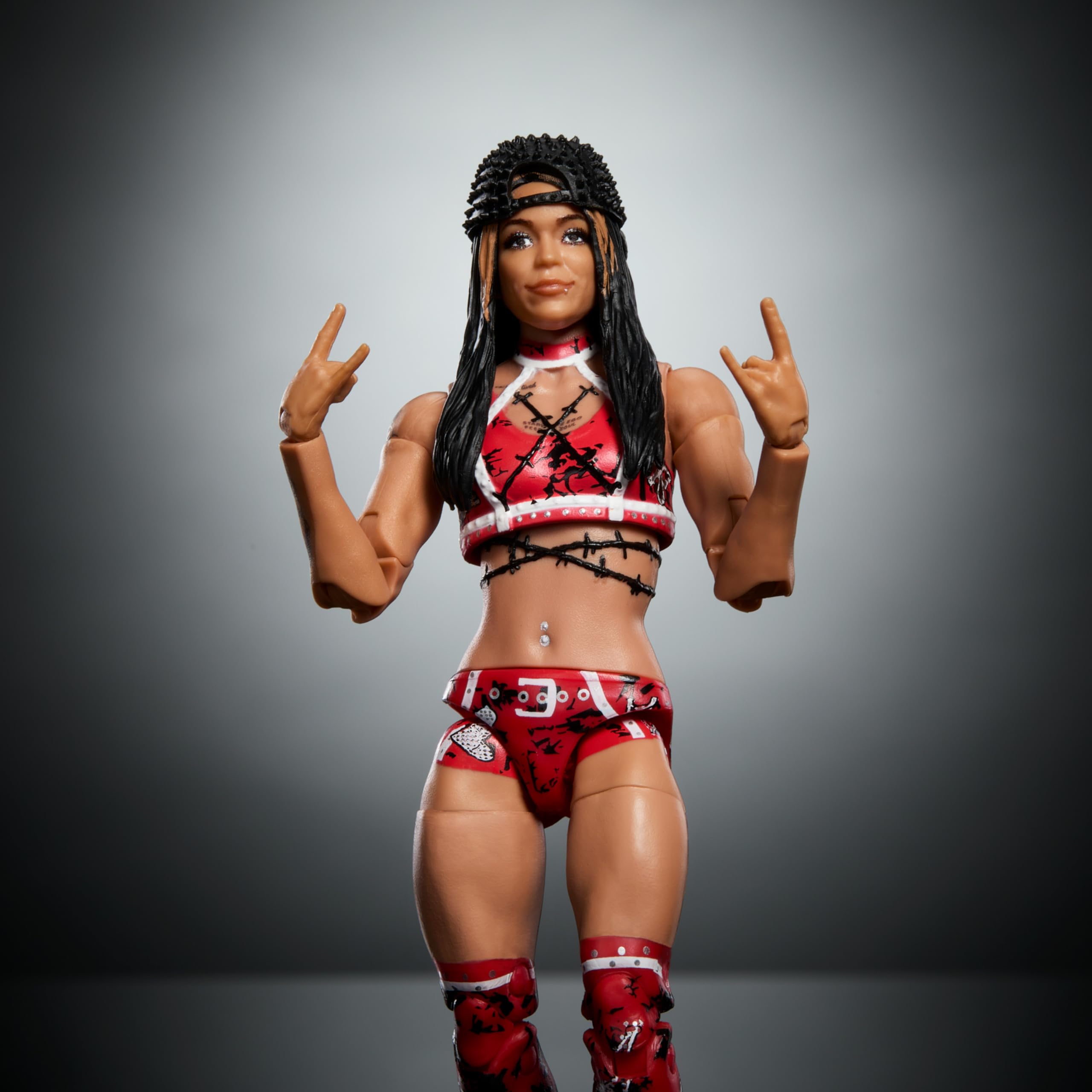 Foto 4 pulgar | Figura De Acción Mattel Wwe Elite Cora Jade De 6 Pulgadas Con Accesorios - Venta Internacional.