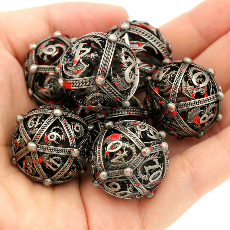 Foto 5 | Accesorios De Juego De Mesa Metal Dice Chips Para Todas Las Edades - Venta Internacional.