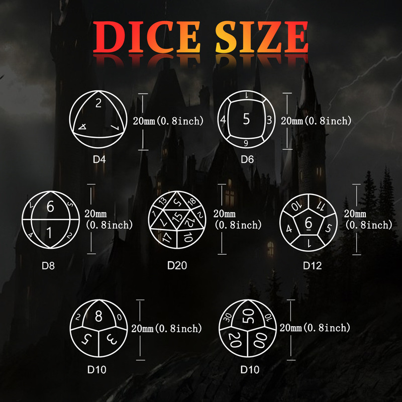 Foto 7 | Accesorios De Juego De Mesa Metal Dice Chips Para Todas Las Edades - Venta Internacional.