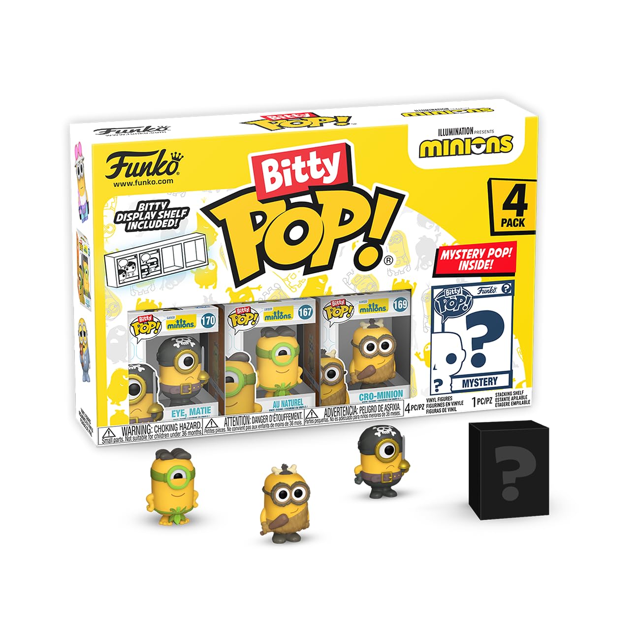 Foto 2 pulgar | Paquete De 4 Minijuguetes Coleccionables Funko Bitty Pop! Esbirros - Venta Internacional.