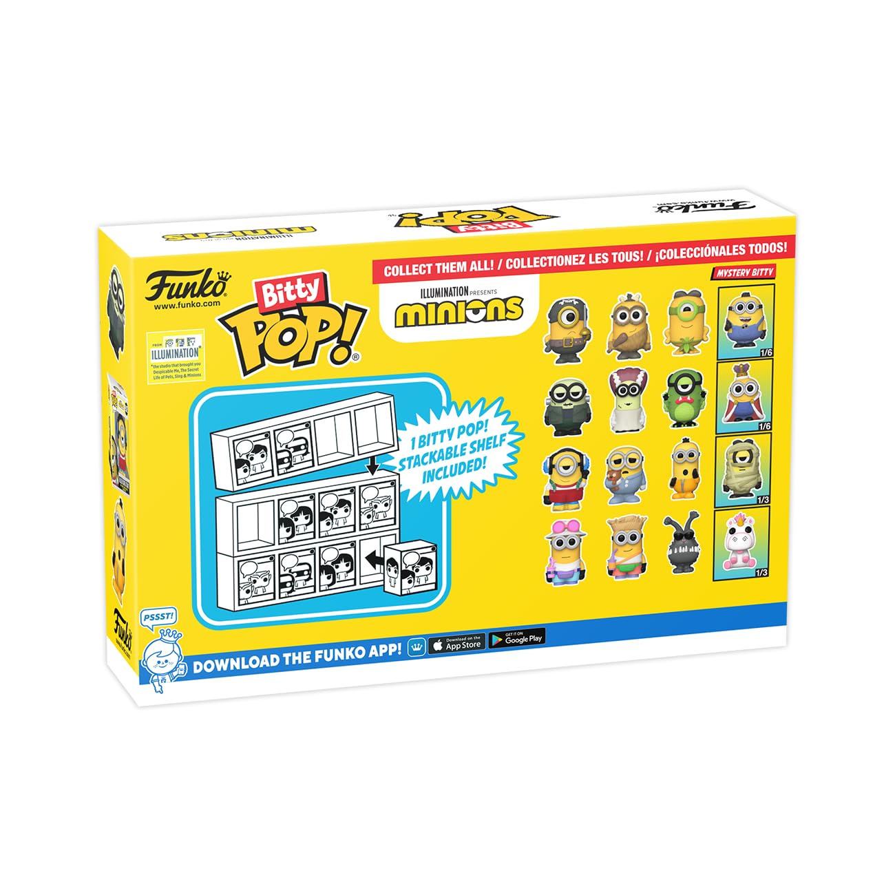 Foto 5 pulgar | Paquete De 4 Minijuguetes Coleccionables Funko Bitty Pop! Esbirros - Venta Internacional.