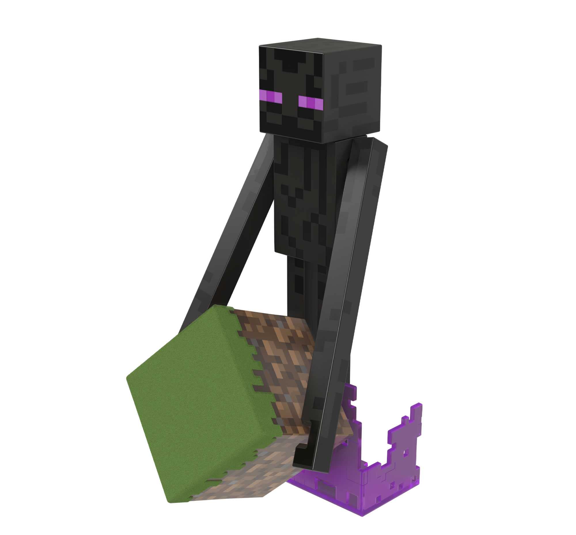 Foto 6 pulgar | Figura De Acción Mattel Minecraft Diamond Level Enderman 14 Cm - Venta Internacional.