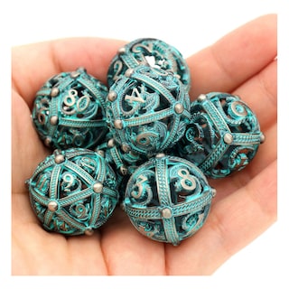 Foto 5 | Accesorios De Juego De Mesa Metal Dice Chips Para Todas Las Edades - Venta Internacional.