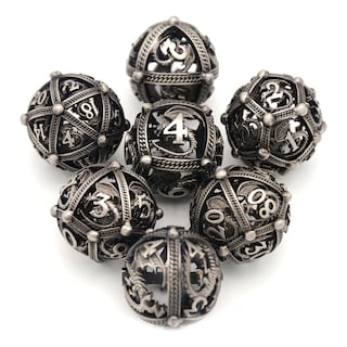 Foto 1 | Accesorios De Juego De Mesa Metal Dice Chips Para Todas Las Edades - Venta Internacional.