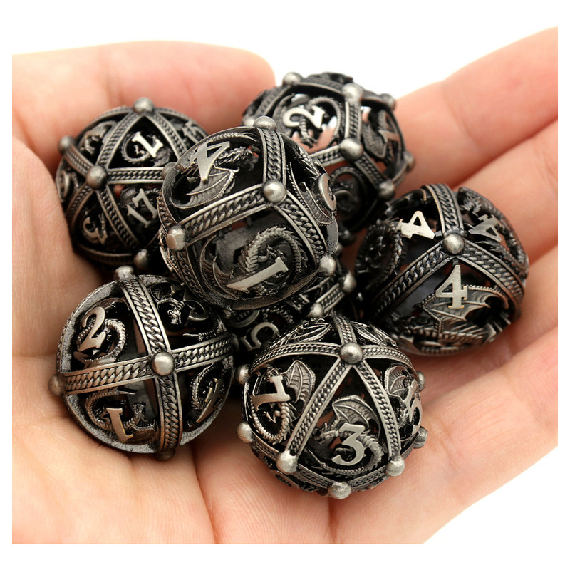 Foto 6 pulgar | Accesorios De Juego De Mesa Metal Dice Chips Para Todas Las Edades - Venta Internacional.