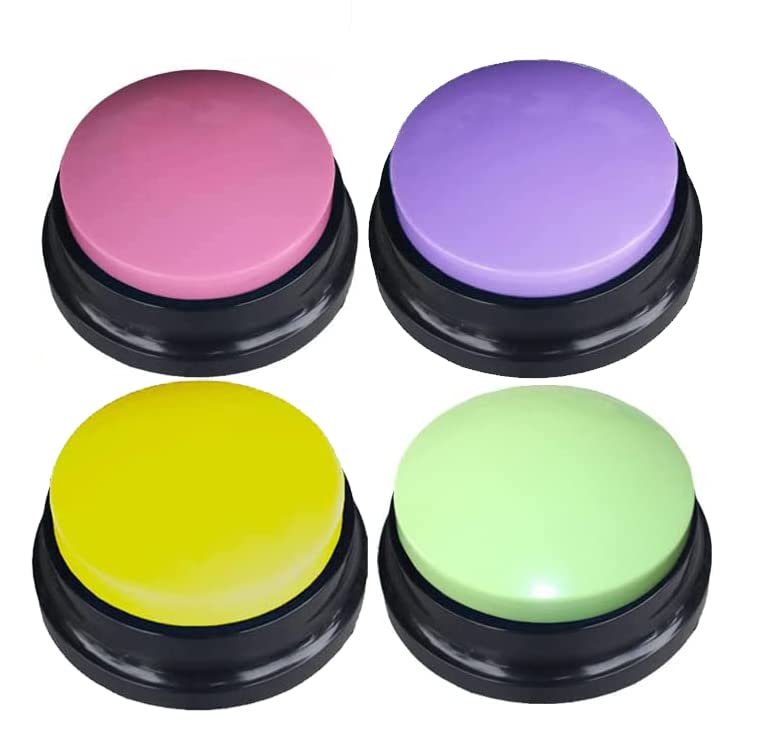 Foto 2 pulgar | Botón De Grabación De Voz A 4 Colores Para Perro Con 30 Segundos - Venta Internacional.