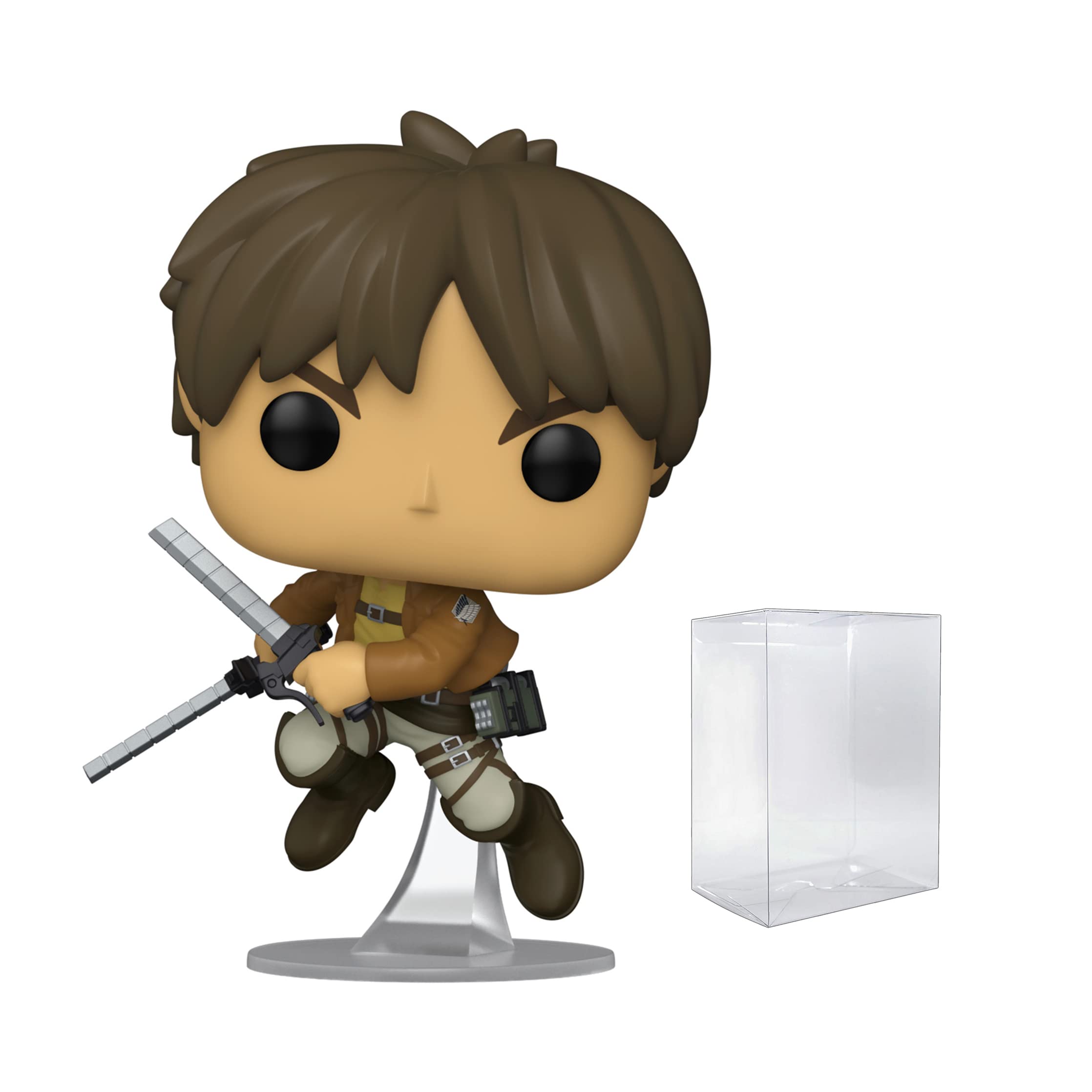 Foto 2 pulgar | Figura De Vinilo Pop Attack On Titan Eren Yeager Con Espadas De 9,5 Cm - Venta Internacional.