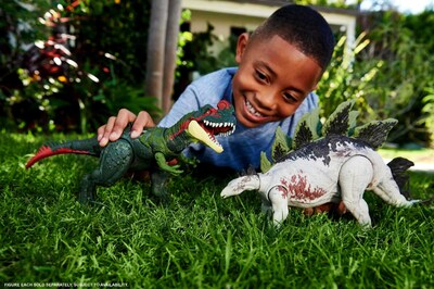 Foto 2 | Figura de Acción Toy Mattel Jurassic World Dominion Stegosaurus - Venta Internacional