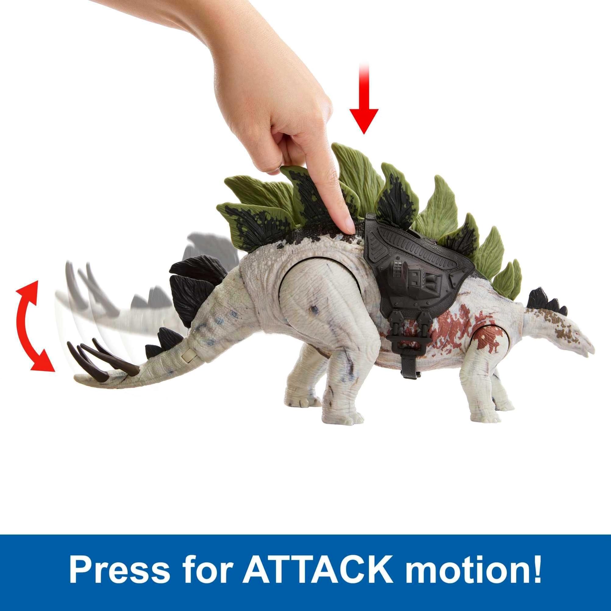 Foto 4 pulgar | Figura de Acción Toy Mattel Jurassic World Dominion Stegosaurus - Venta Internacional