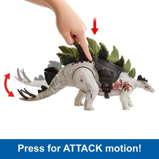 Foto 3 | Figura de Acción Toy Mattel Jurassic World Dominion Stegosaurus - Venta Internacional