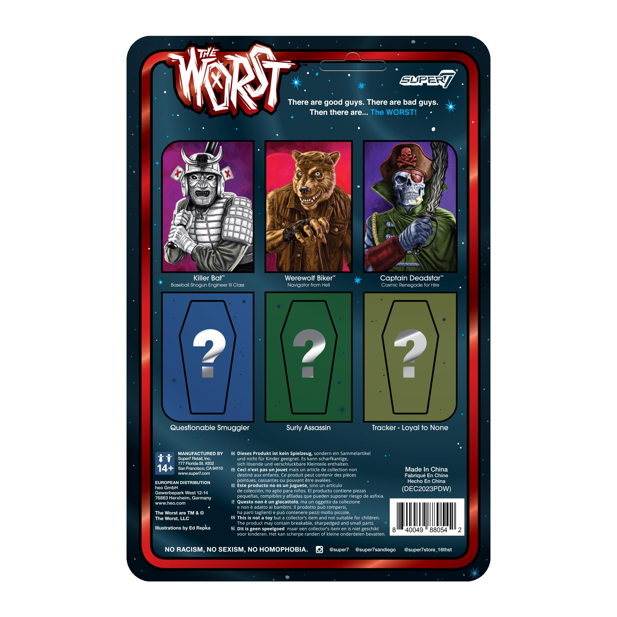 Foto 3 | Figura De Acción Super7 The Worst Reaction Werewolf Biker - Venta Internacional.