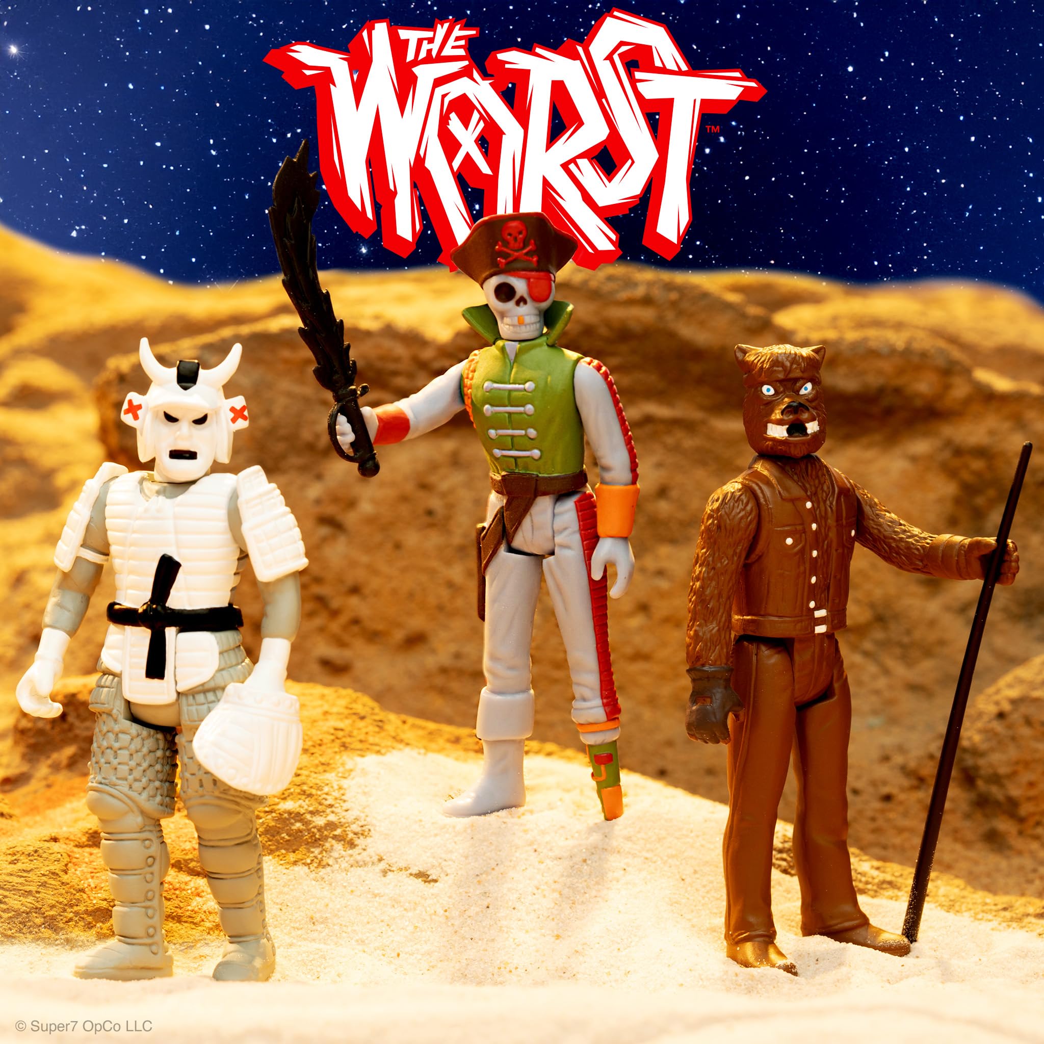 Foto 6 pulgar | Figura De Acción Super7 The Worst Reaction Werewolf Biker - Venta Internacional.