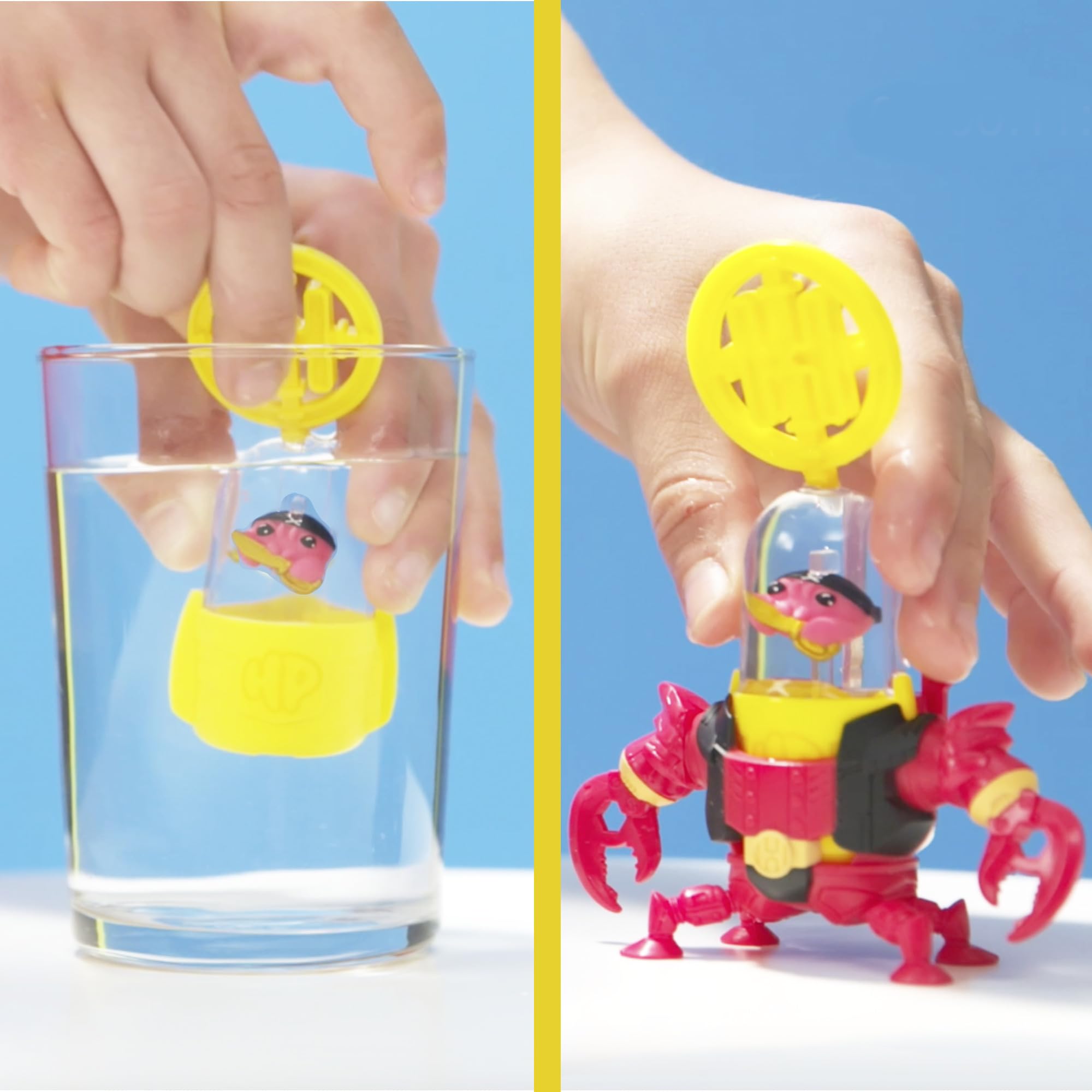 Foto 3 pulgar | Set De Batalla Hydro Pods Crab Aqua Armor Mech Suit Hasbro - Venta Internacional.