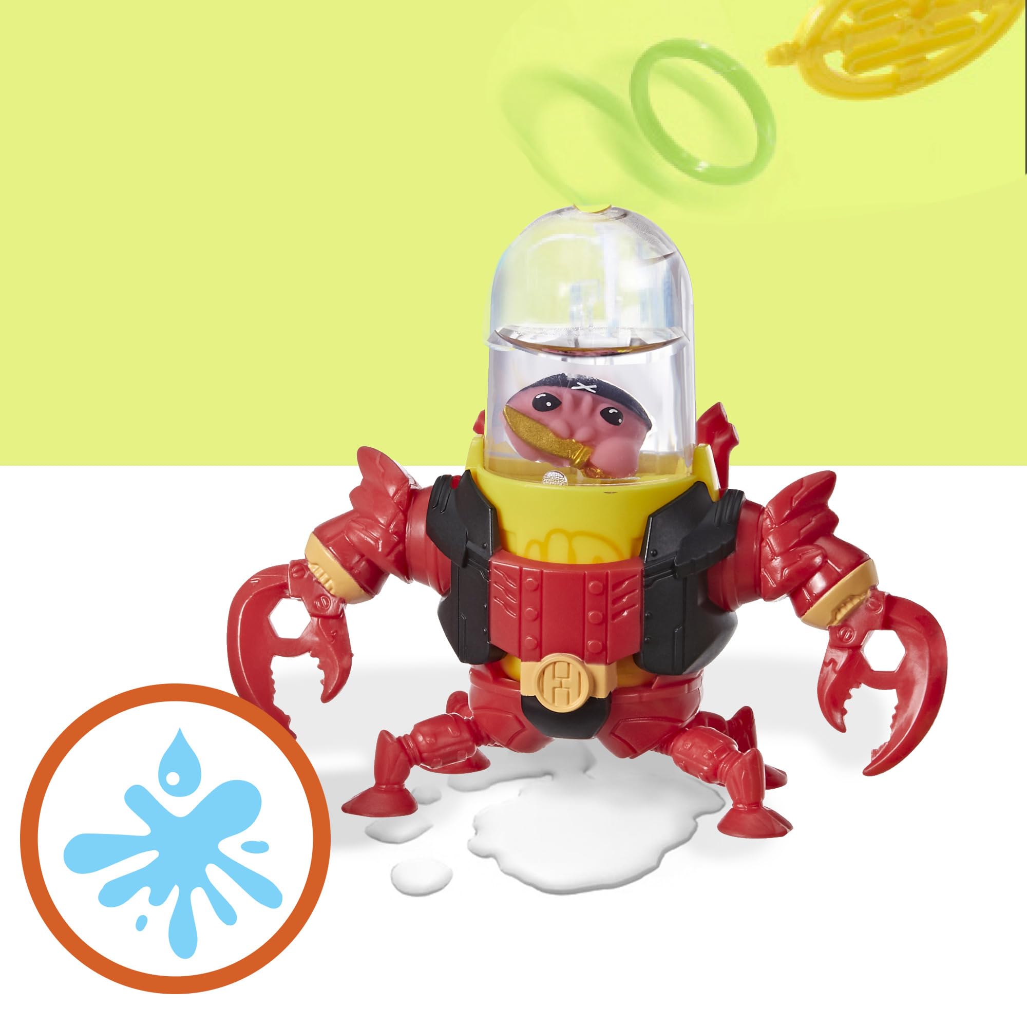 Foto 6 pulgar | Set De Batalla Hydro Pods Crab Aqua Armor Mech Suit Hasbro - Venta Internacional.