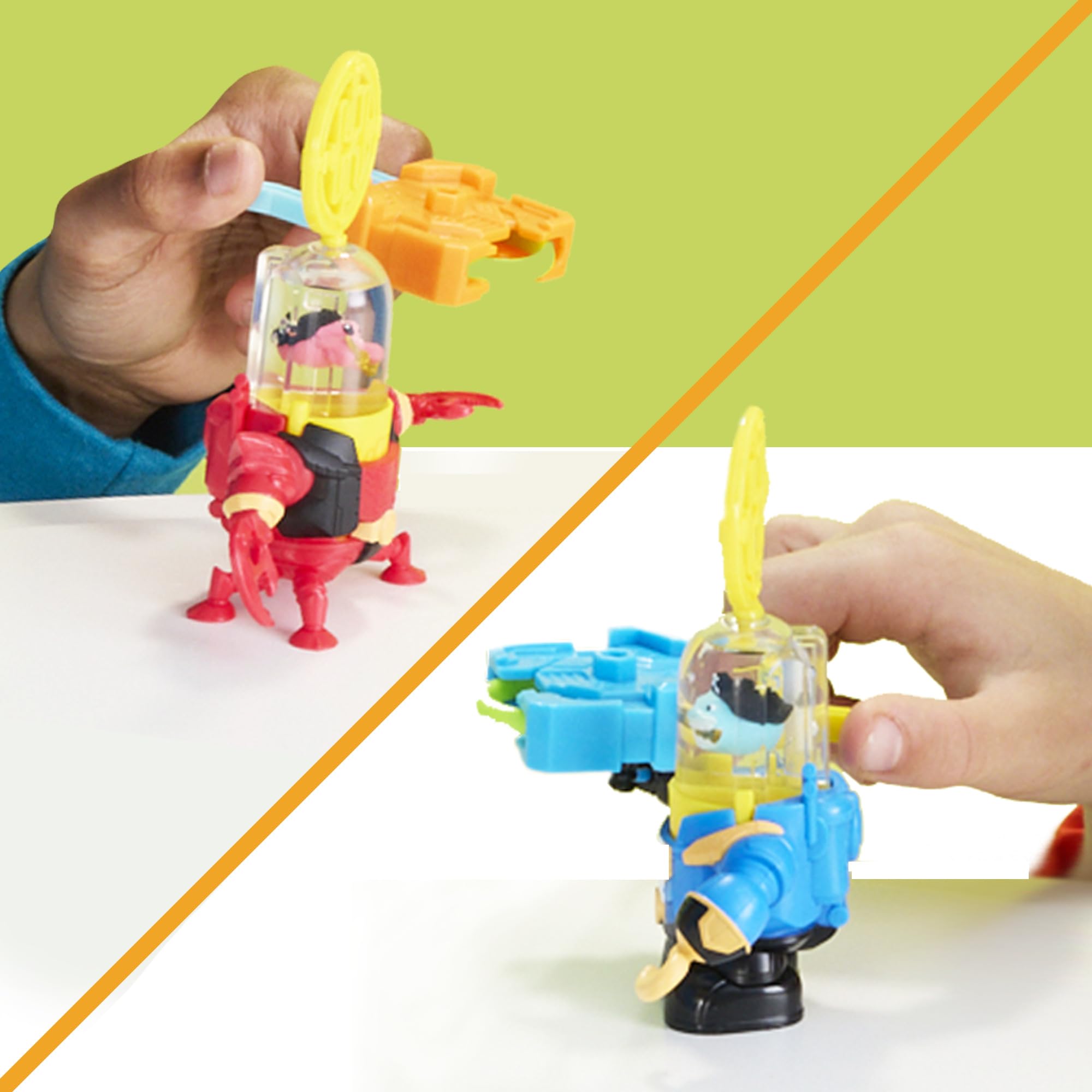 Foto 7 pulgar | Set De Batalla Hydro Pods Crab Aqua Armor Mech Suit Hasbro - Venta Internacional.