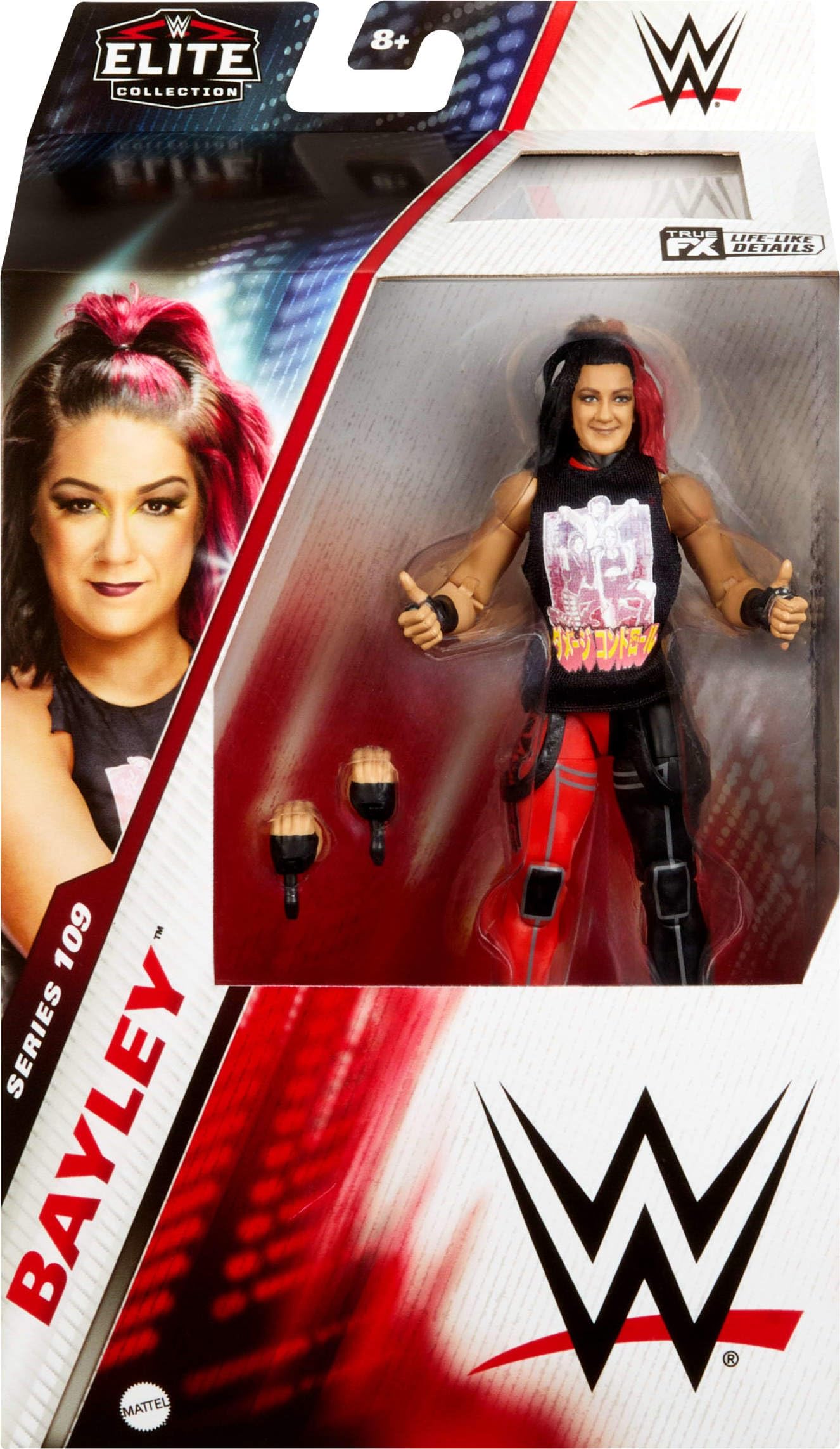 Foto 3 pulgar | Figura De Acción Mattel Wwe Elite Bayley De 6 Pulgadas Con Acceso. - Venta Internacional.