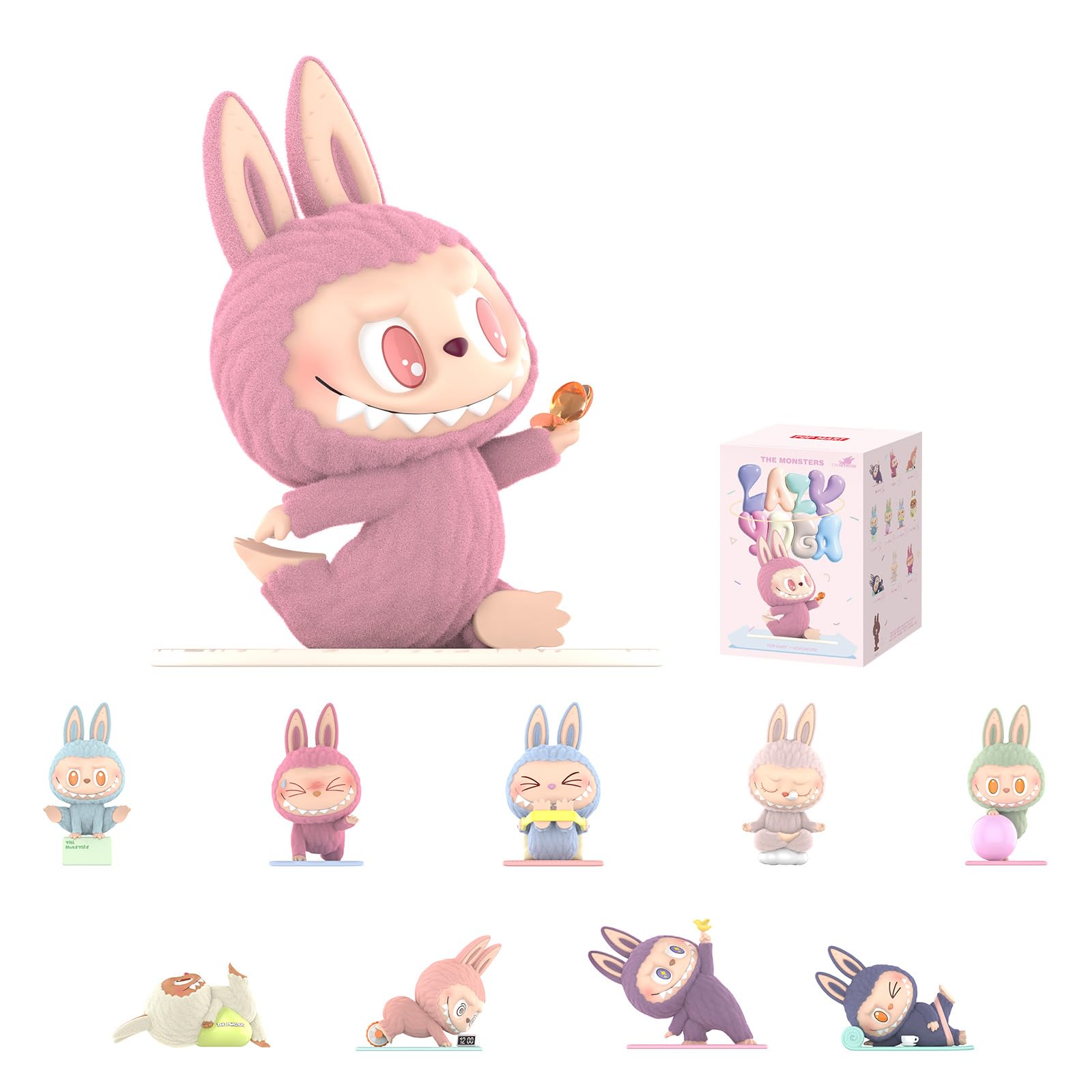 Foto 1 | Figura Pop Mart La Serie Monsters Lazy Yoga - Venta Internacional.
