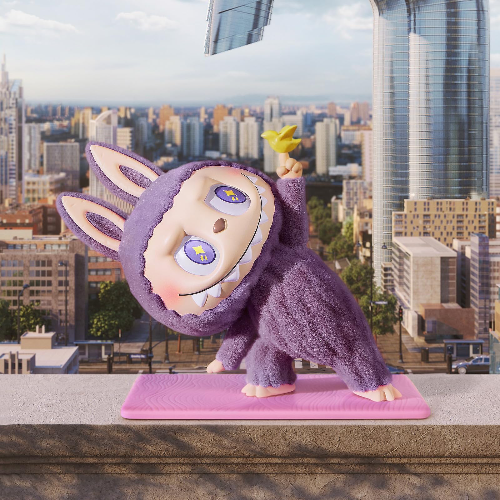 Foto 4 pulgar | Figura Pop Mart La Serie Monsters Lazy Yoga - Venta Internacional.
