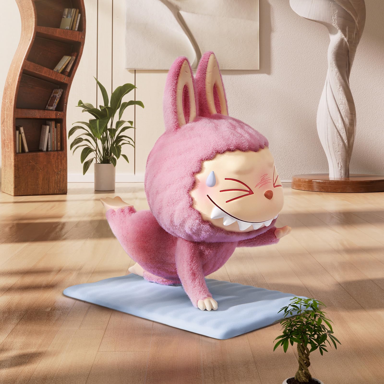 Foto 7 pulgar | Figura Pop Mart La Serie Monsters Lazy Yoga - Venta Internacional.