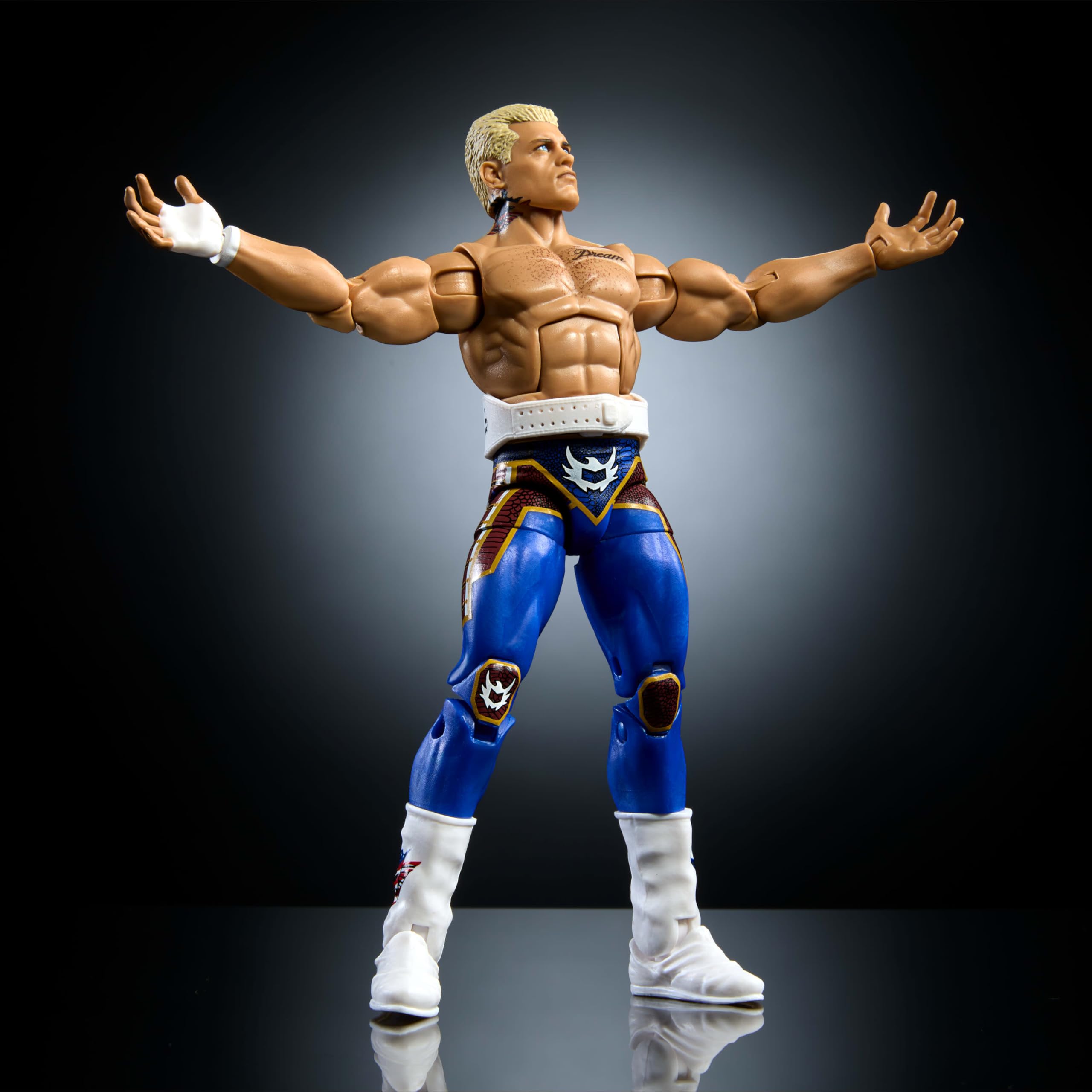 Foto 6 pulgar | Figura De Acción Mattel Wwe Top Picks Elite Cody Rhodes 15 Cm - Venta Internacional.