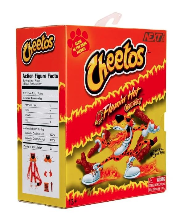 Foto 8 pulgar | Figura De Acción Jada Toys Cheetos Chester Cheetah De 6 Pulgadas Que Brilla En La Oscuridad - Venta Internacional.