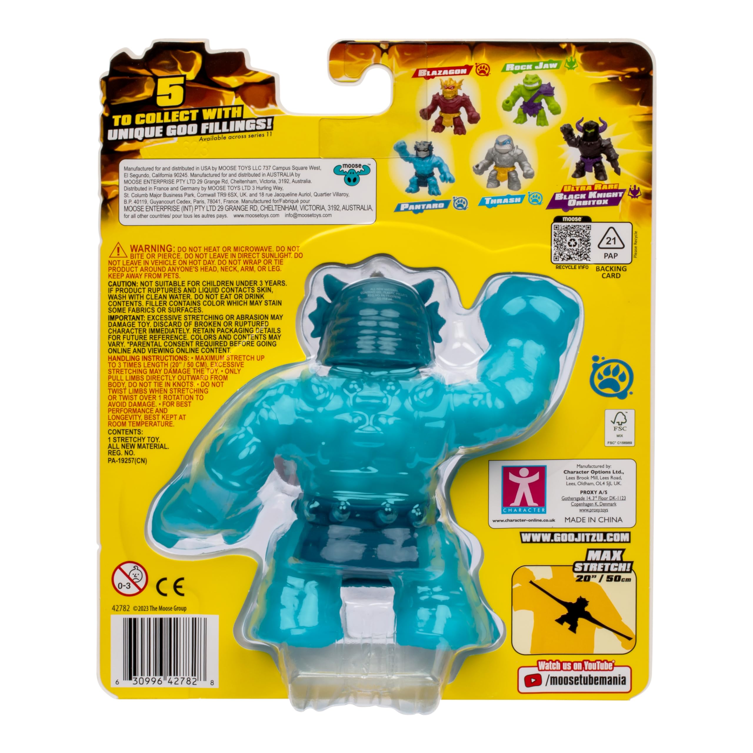 Foto 5 pulgar | Figura de Acción Heroes Of Goo Jit Zu Stretch Strikers Pantaro - Venta Internacional
