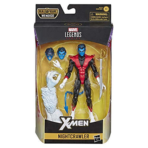 Foto 3 pulgar | Figura De Acción Marvel Classic Hasbro Legends Nightcrawler 6 - Venta Internacional.