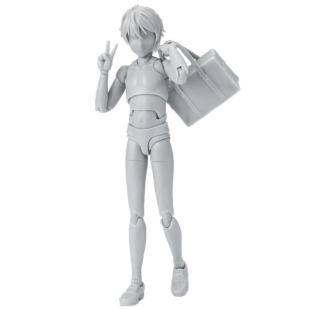 Foto 3 pulgar | Bandai Figura Articulada Tamashii Nations S.h.figuarts Body Kun Ed. Dx Set Gray Color School Life Ve