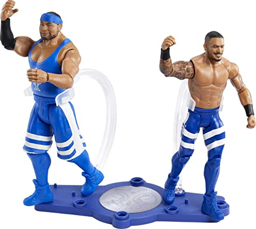 Foto 2 pulgar | Figuras de Acción WWE Angelo Dawkins & Montez Ford 15 cm - Venta Internacional