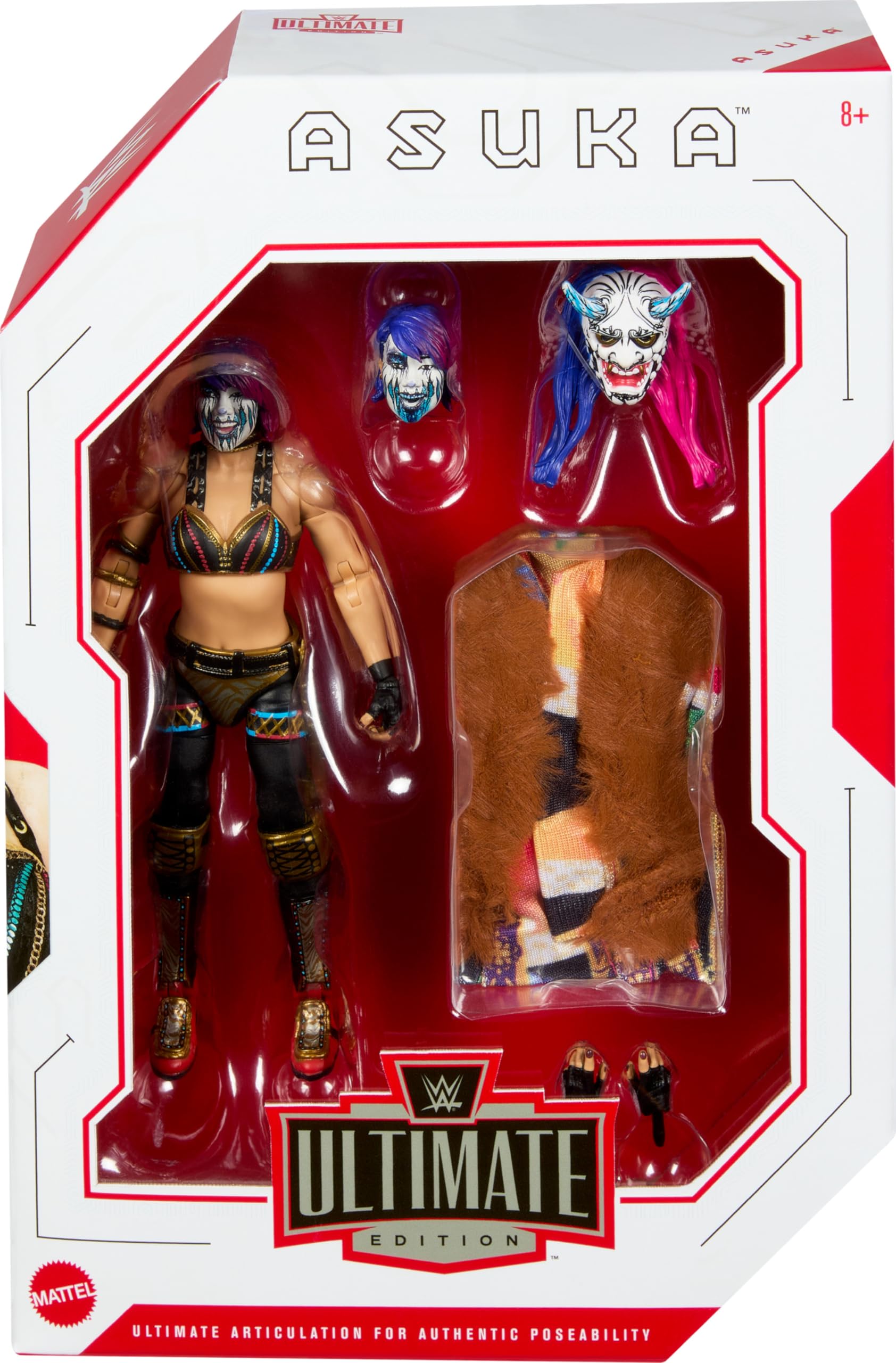 Foto 2 | Figura de Acción WWE Ultimate Edition Asuka de 6 Pulgadas - Venta Internacional