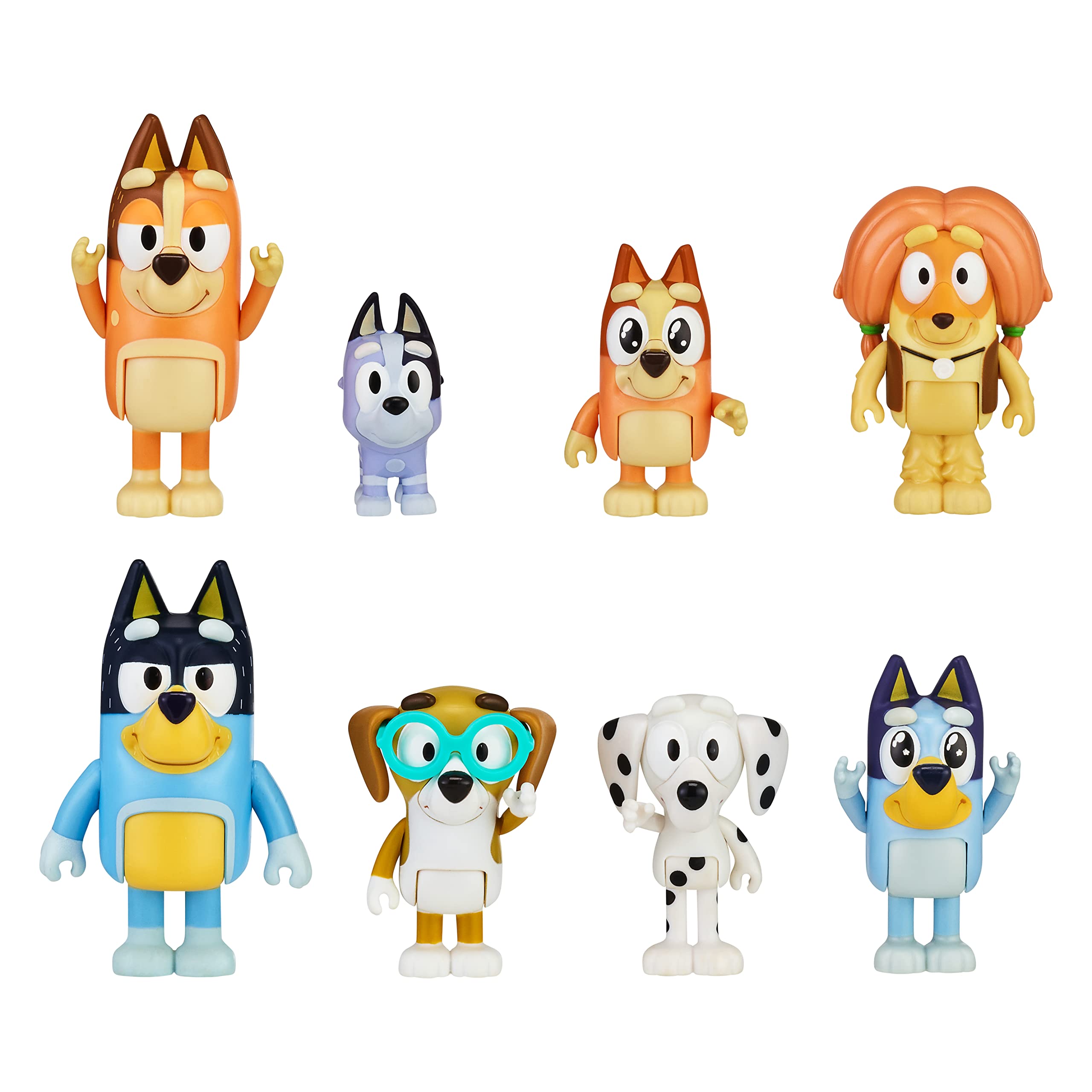 Foto 2 pulgar | Pack De Figuras Bluey Heeler Family & Mates Con 8 Figuras - Venta Internacional.