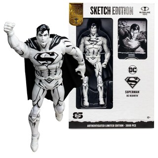 Foto 2 | Figura De Acción Mcfarlane Toys Superman Dc Rebirth Sketch - Venta Internacional.