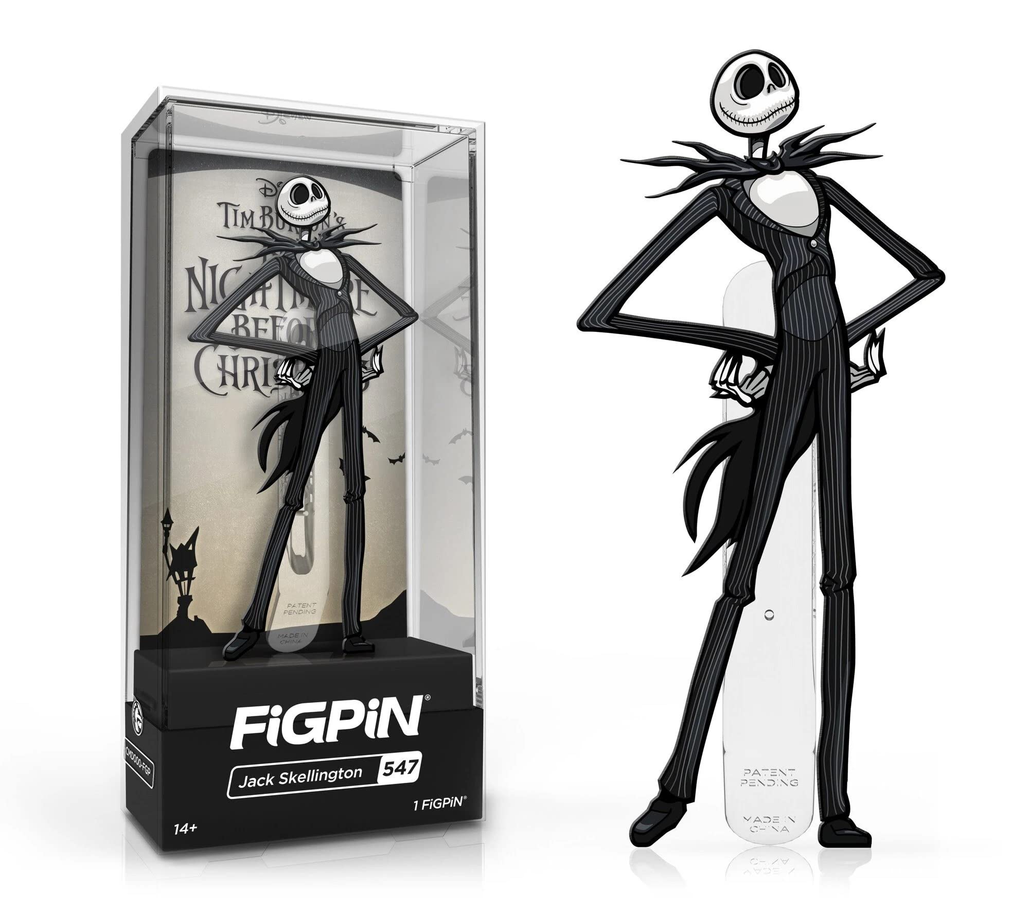 Figpin Pesadilla Antes De Navidad Jack Skellington #547 - Venta Internacional.