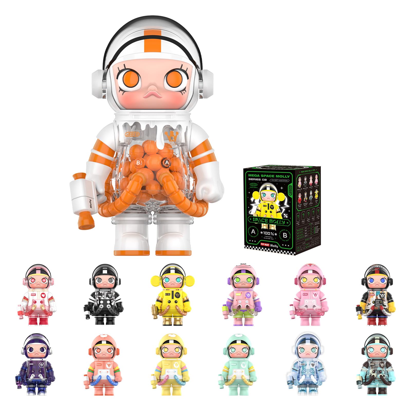 Foto 2 pulgar | Figuras Blind Box Pop Mart Mega Space Molly 100% 2-b - Venta Internacional.