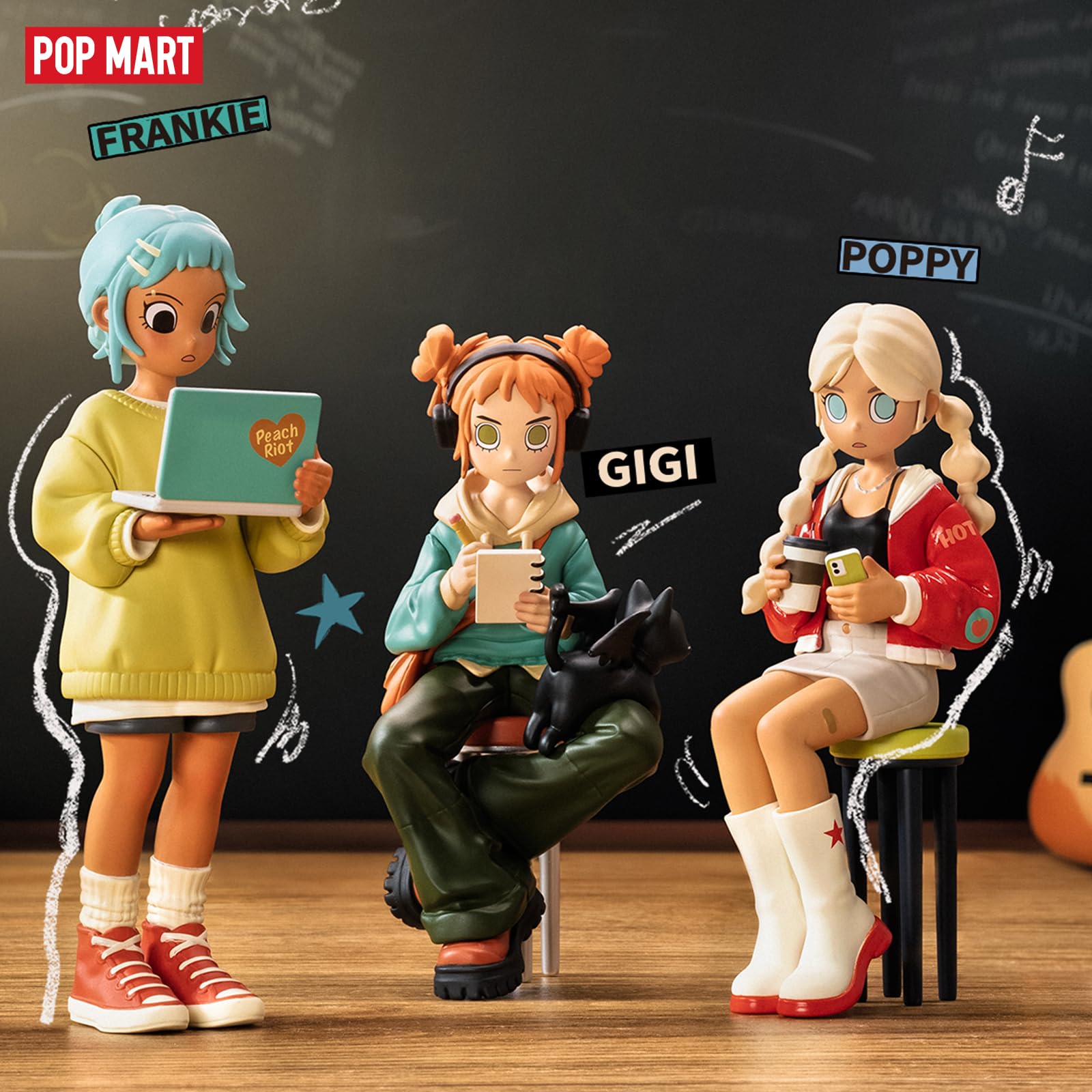 Foto 5 | Figura Pop Mart Peach Riot Rise Up Series X12 De Regalo Para Niños - Venta Internacional.