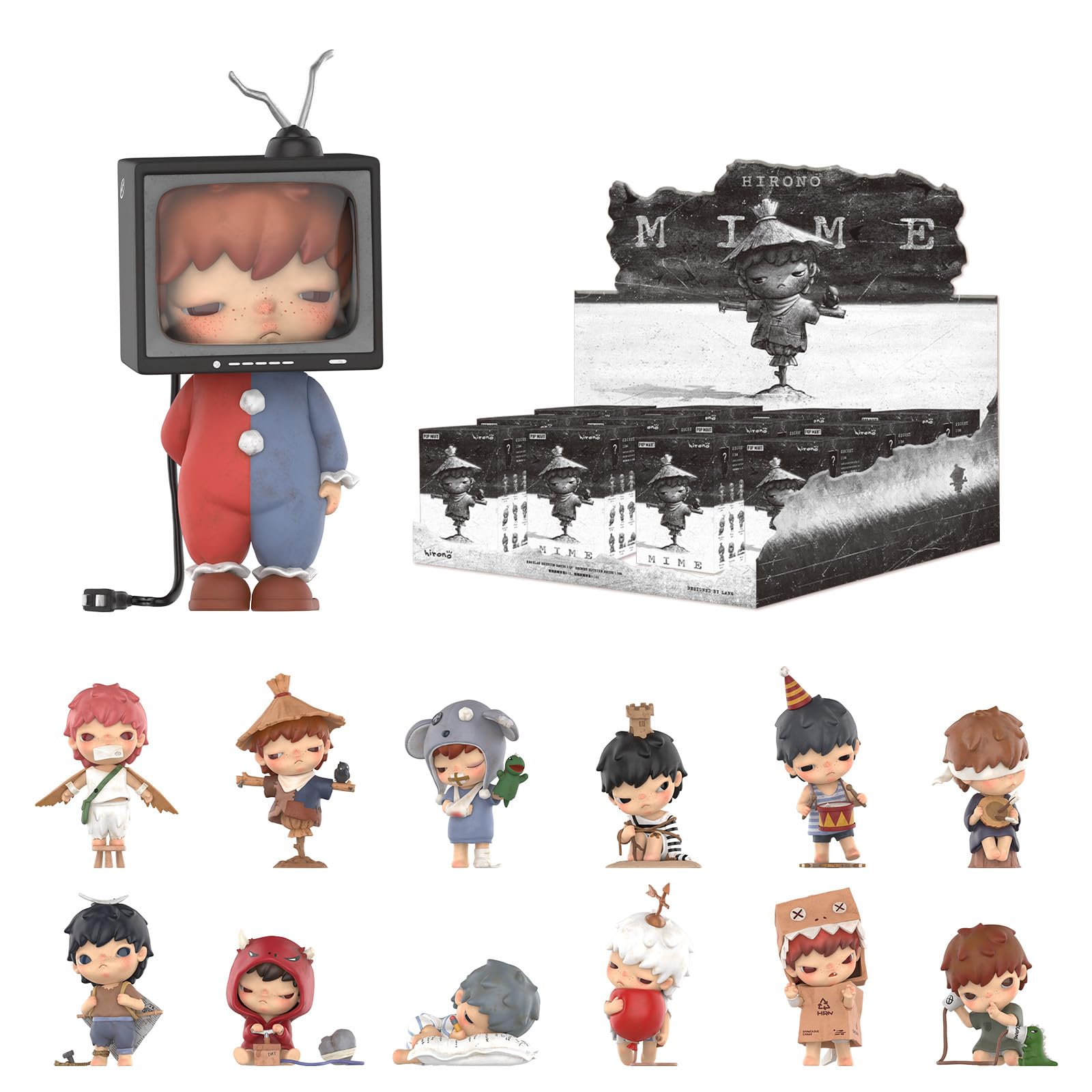 Foto 1 | Figuras De Acción Pop Mart Hirono Mime Series X12 Para Niños Mayores De 3 Años - Venta Internacional.
