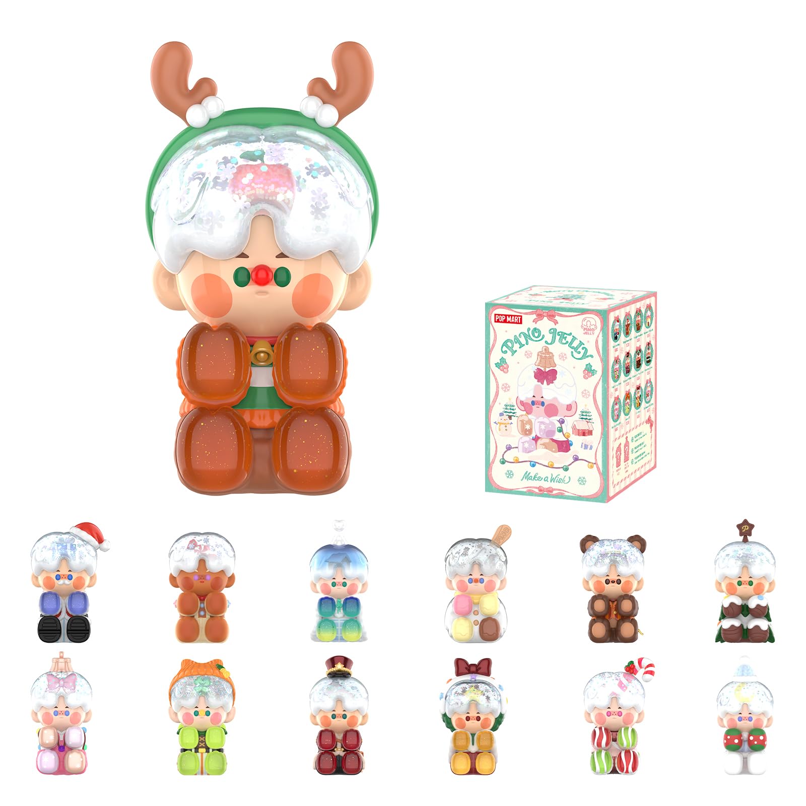 Blind Box Figures Pop Mart Pino Jelly Make A Wish, 1 Unidad - Venta Internacional.