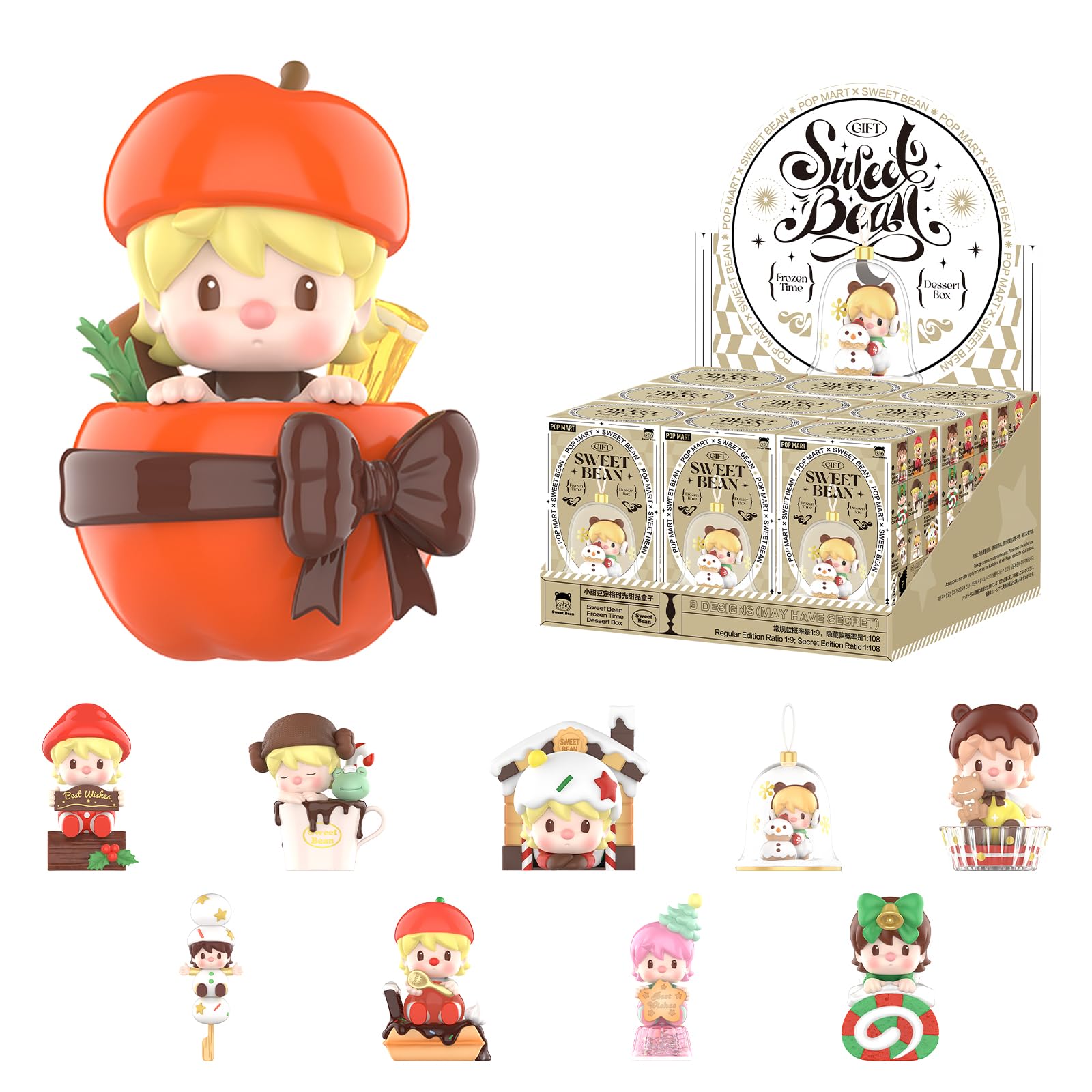 Postre Blind Box Figures Pop Mart Sweet Bean Frozen Time - Venta Internacional.