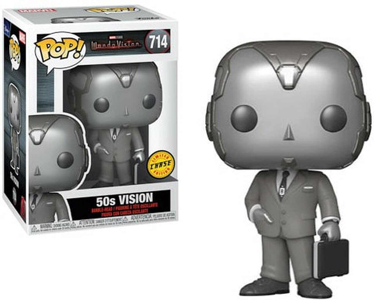 Foto 3 pulgar | Figura De Acción Funko Pop! Wandavision 50 En Blanco Y Negro - Venta Internacional.