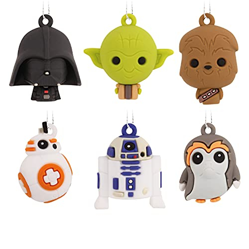 Foto 2 pulgar | Adornos Navideños Hallmark Con Personajes De Star Wars, Juego De 6 - Venta Internacional.