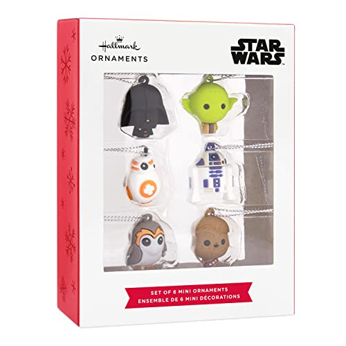 Foto 4 pulgar | Adornos Navideños Hallmark Con Personajes De Star Wars, Juego De 6 - Venta Internacional.