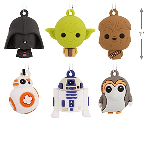 Foto 5 pulgar | Adornos Navideños Hallmark Con Personajes De Star Wars, Juego De 6 - Venta Internacional.