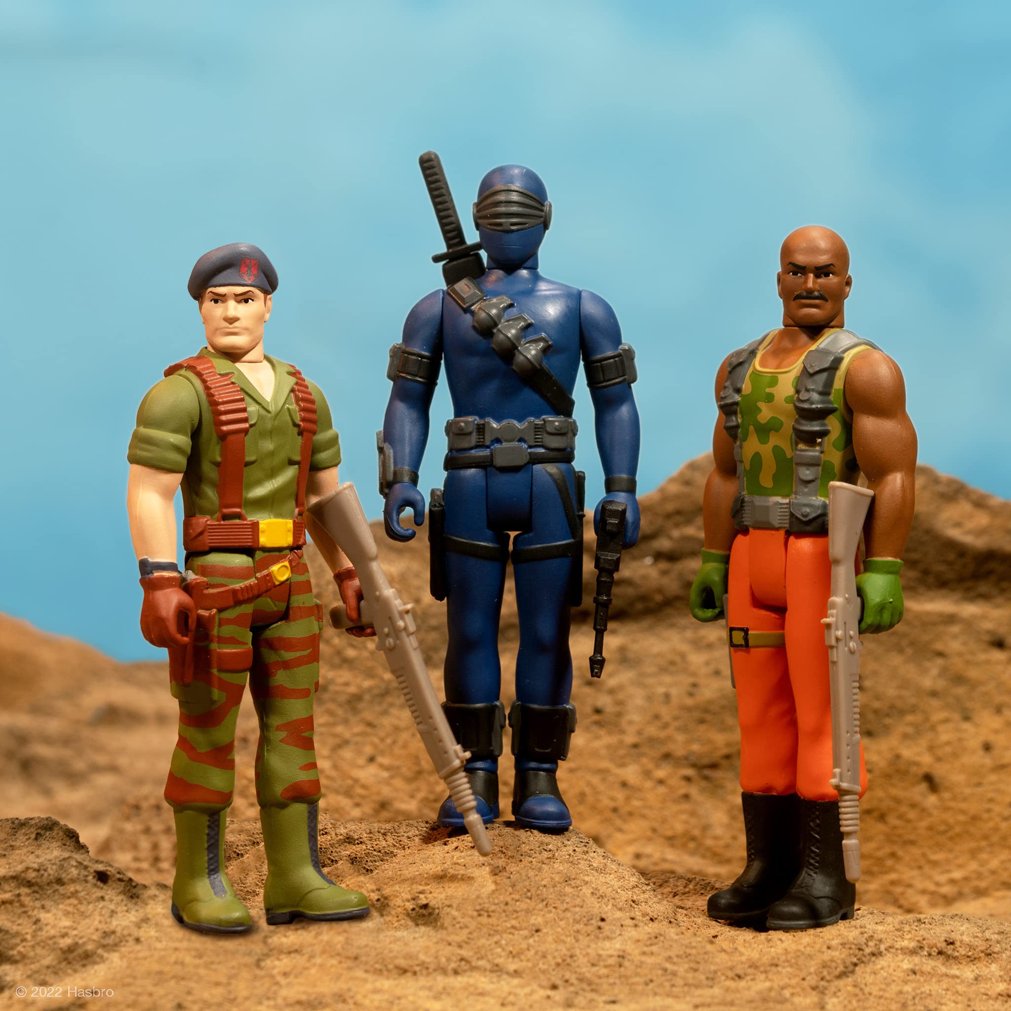 Foto 4 pulgar | Figura De Acción Super7 G.i. Joe Snake Eyes De 3.75 Pulgadas Con Accesorio - Venta Internacional.