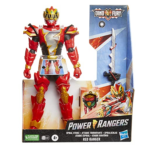 Foto 4 pulgar | Figura De Acción Power Rangers Dino Fury Spiral Strike Red Rang - Venta Internacional.