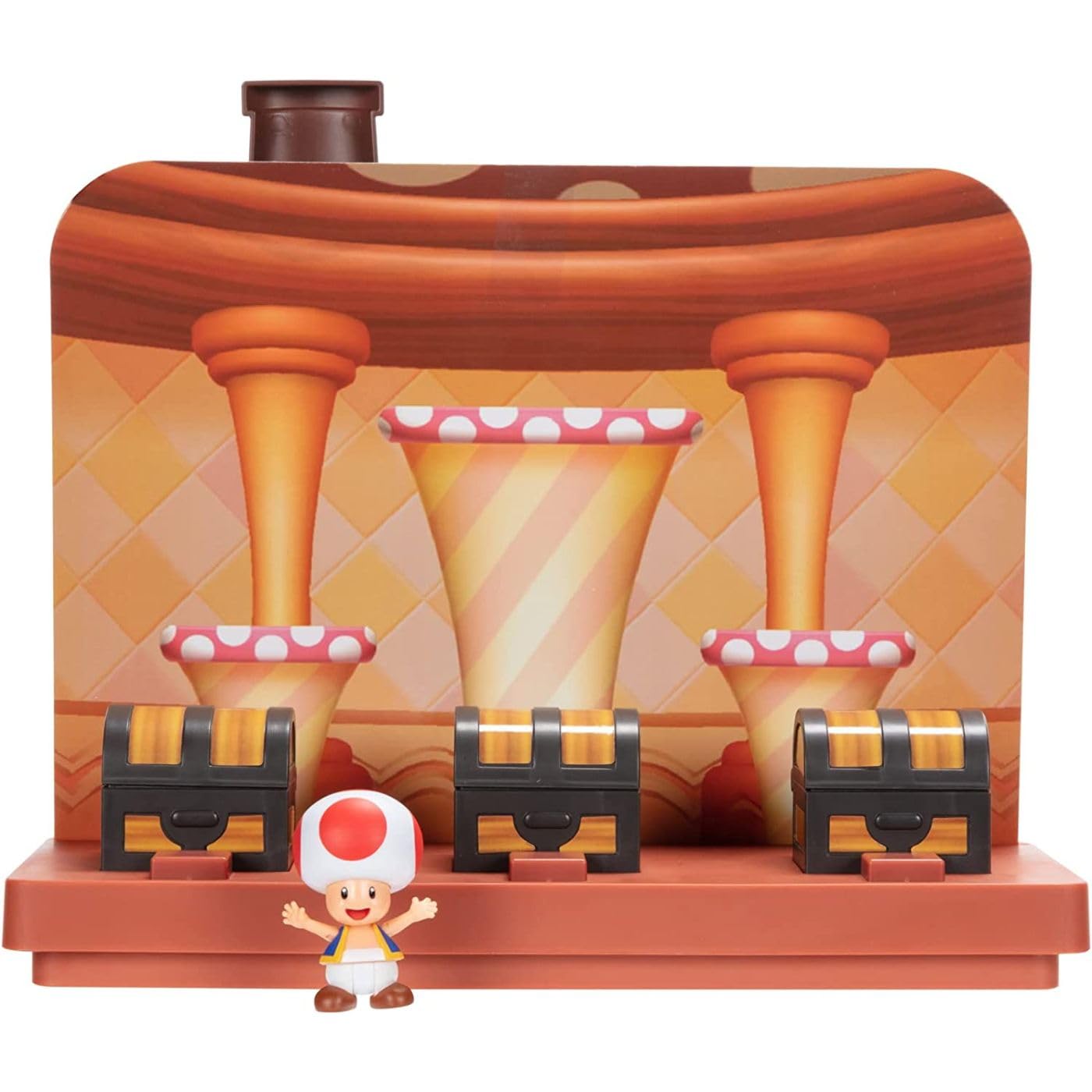Foto 4 | Set De Juego Action Figures Super Mario Deluxe Toad De 2,5 Pulgadas - Venta Internacional.